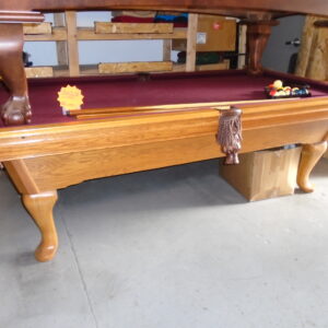 8' AMF Regency Oak Pool Table